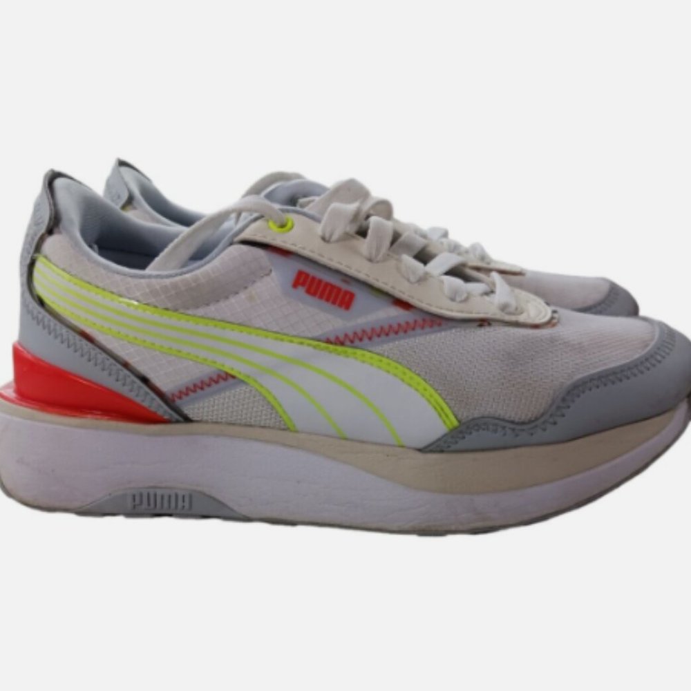Puma Cruise Rider Rave White Womens Training Sneaker Shoes Sz 7 White 383682-02 - Picture 4 of 10